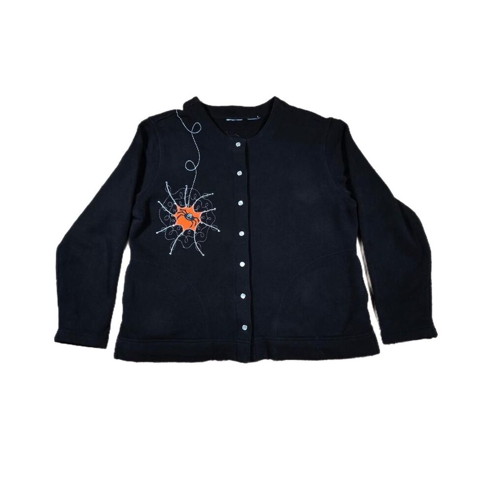 Spider Halloween Cardigan Sweater